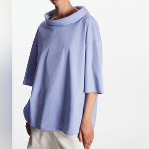 COS Light Blue Tunic Top